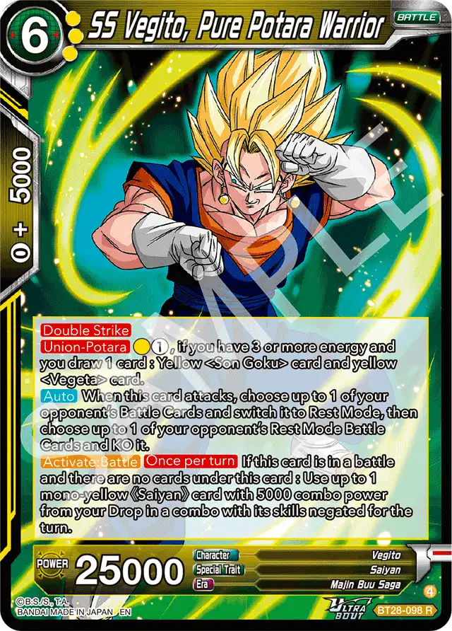 SS Vegito, Pure Potara Warrior