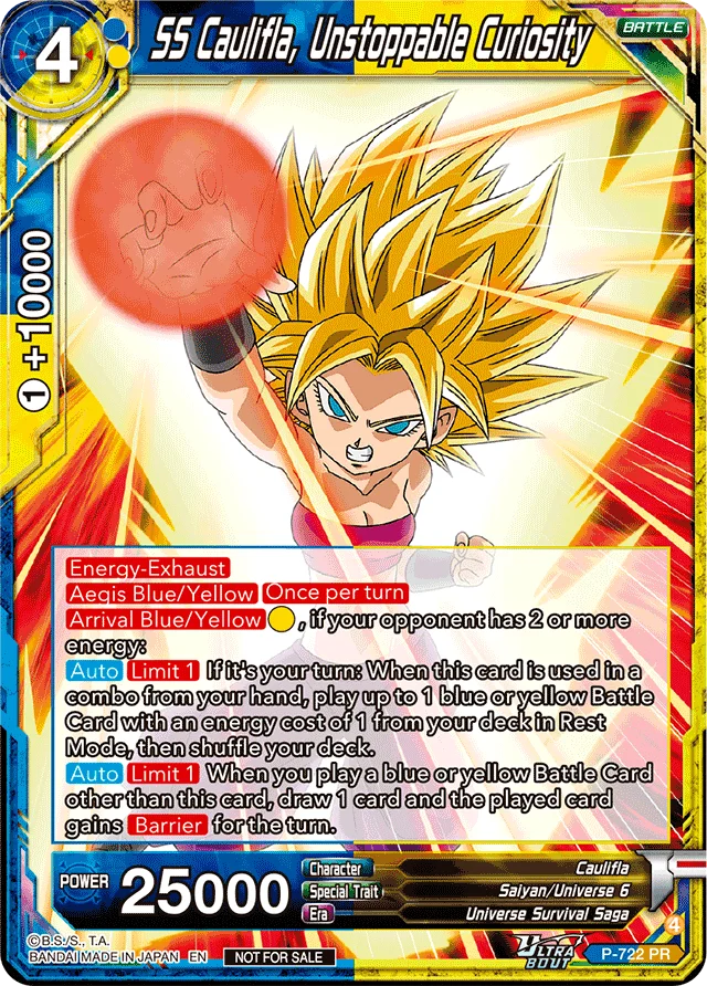 SS Caulifla, Unstoppable Curiousity