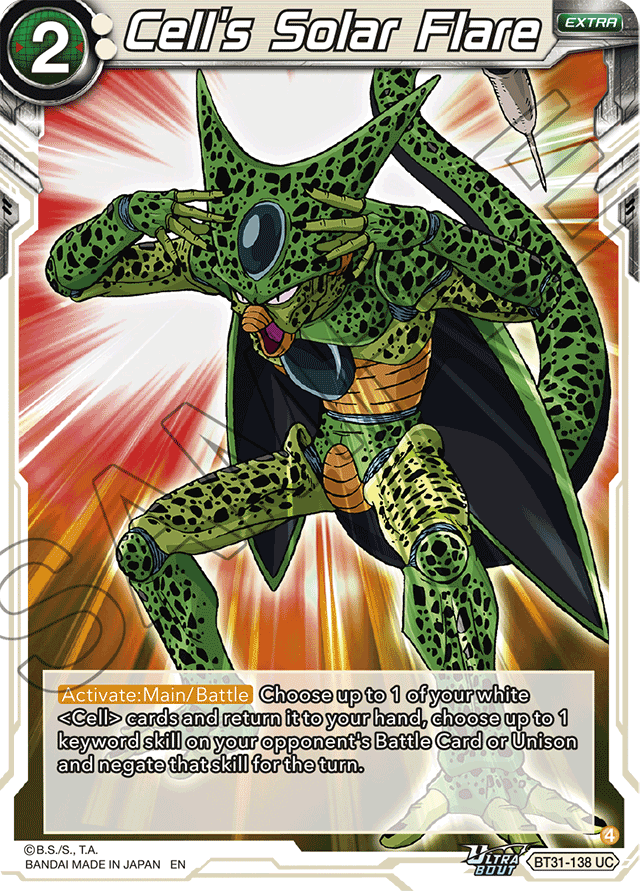 Cell's Solar Flare