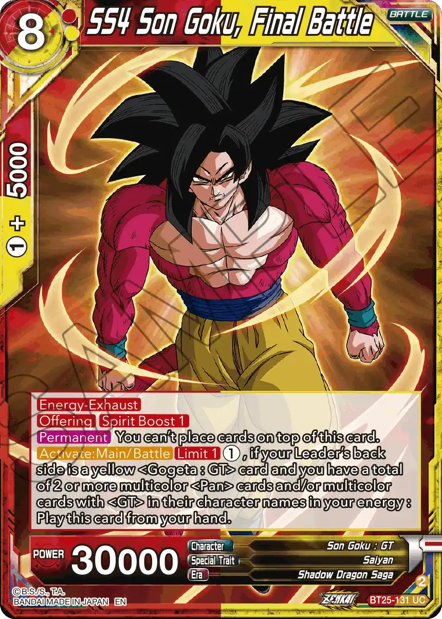 SS4 Son Goku, Final Battle