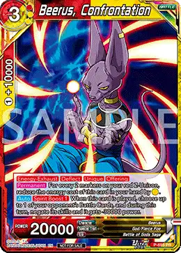 Beerus, Confrontation
