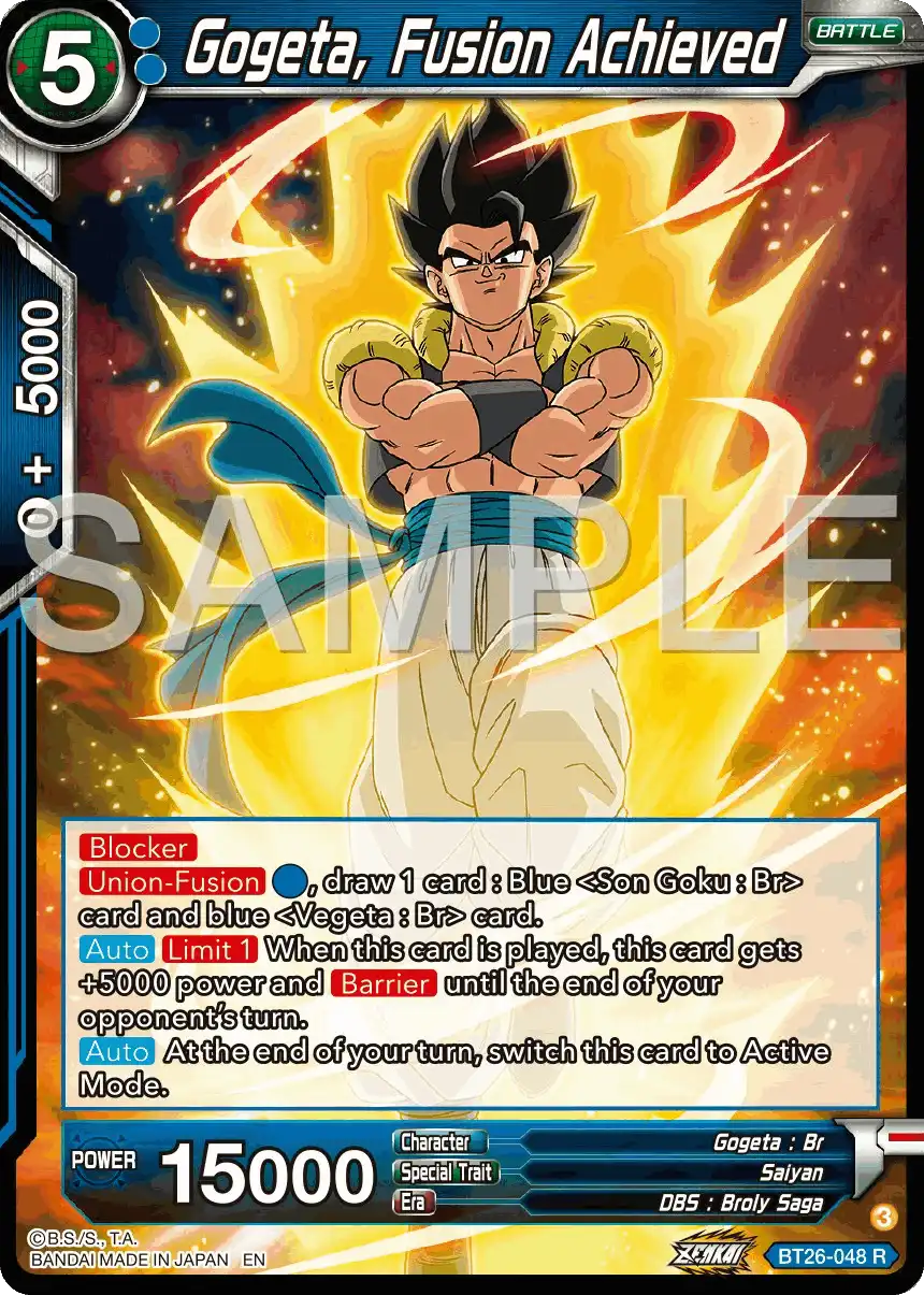 Gogeta, Fusion Achieved