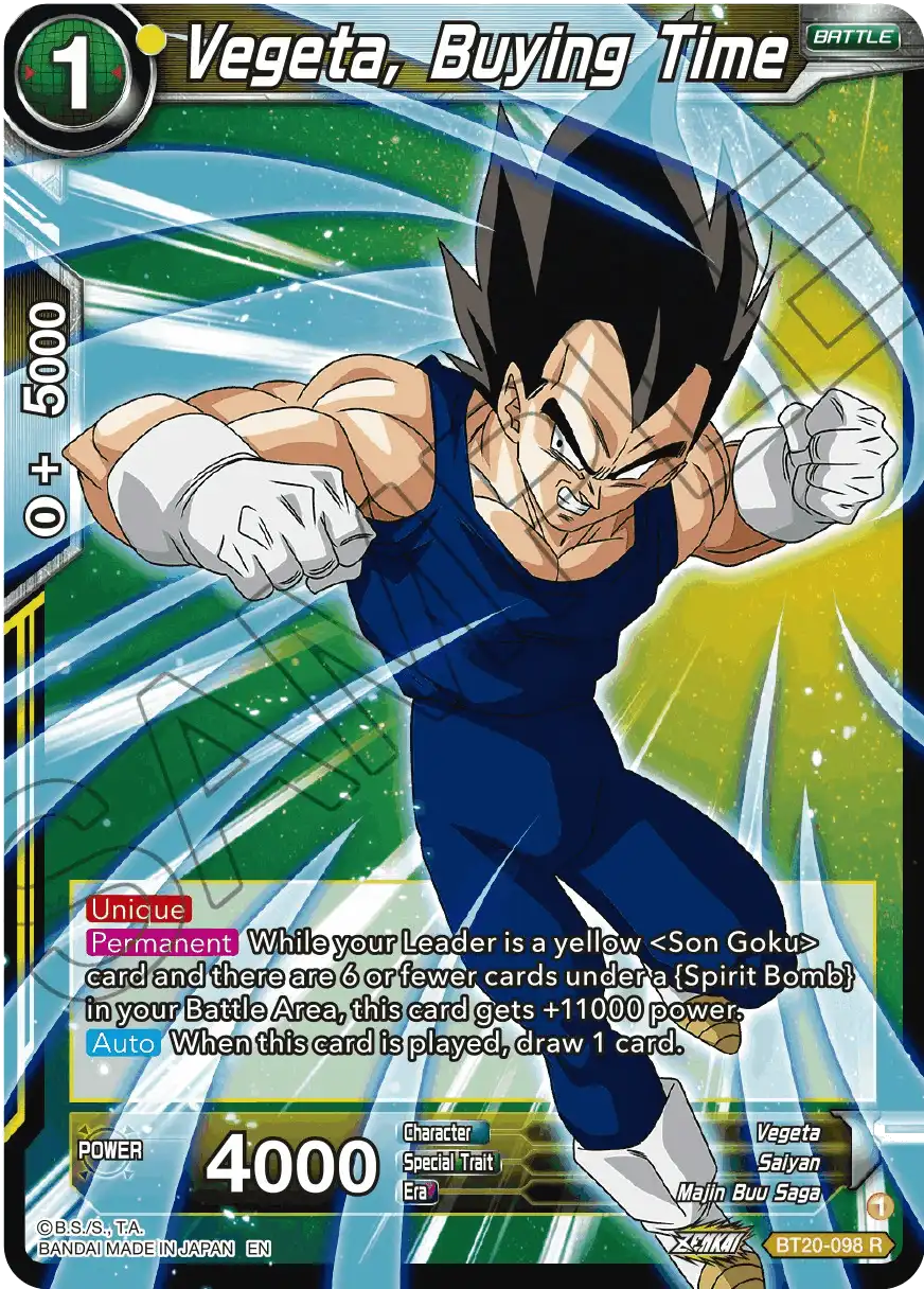 Vegeta, Buying Time