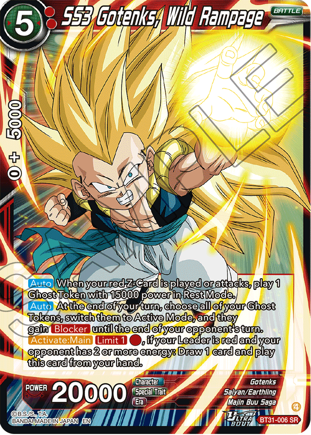 SS3 Gotenks, Wild Rampage