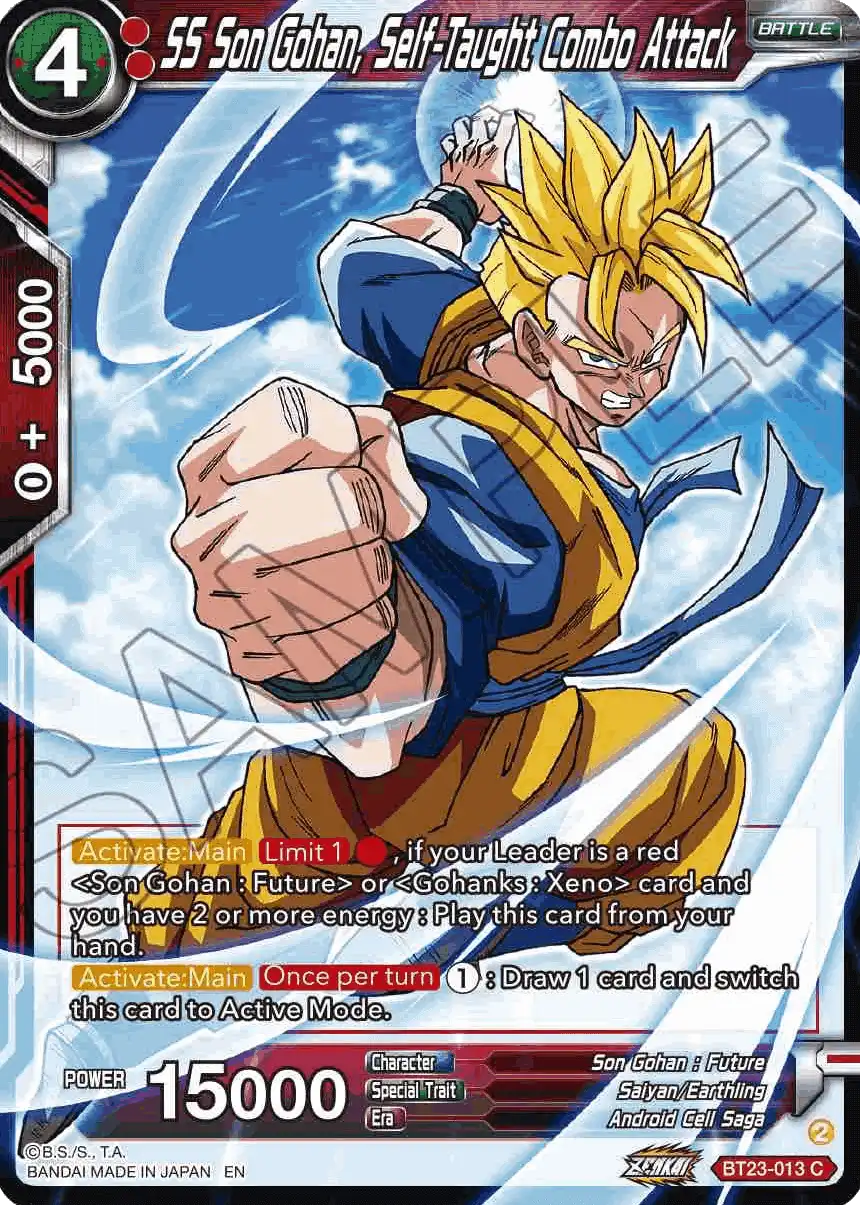 SS Son Gohan, Self-Taught Combo Attack