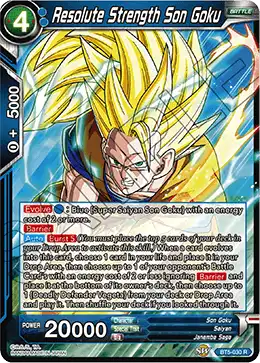 Resolute Strength Son Goku