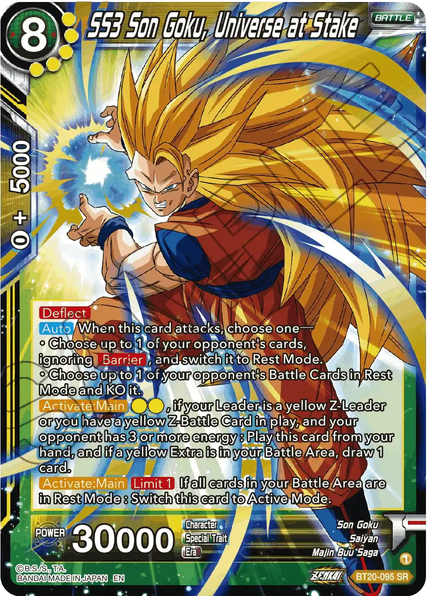SS3 Son Goku, Universe at Stake