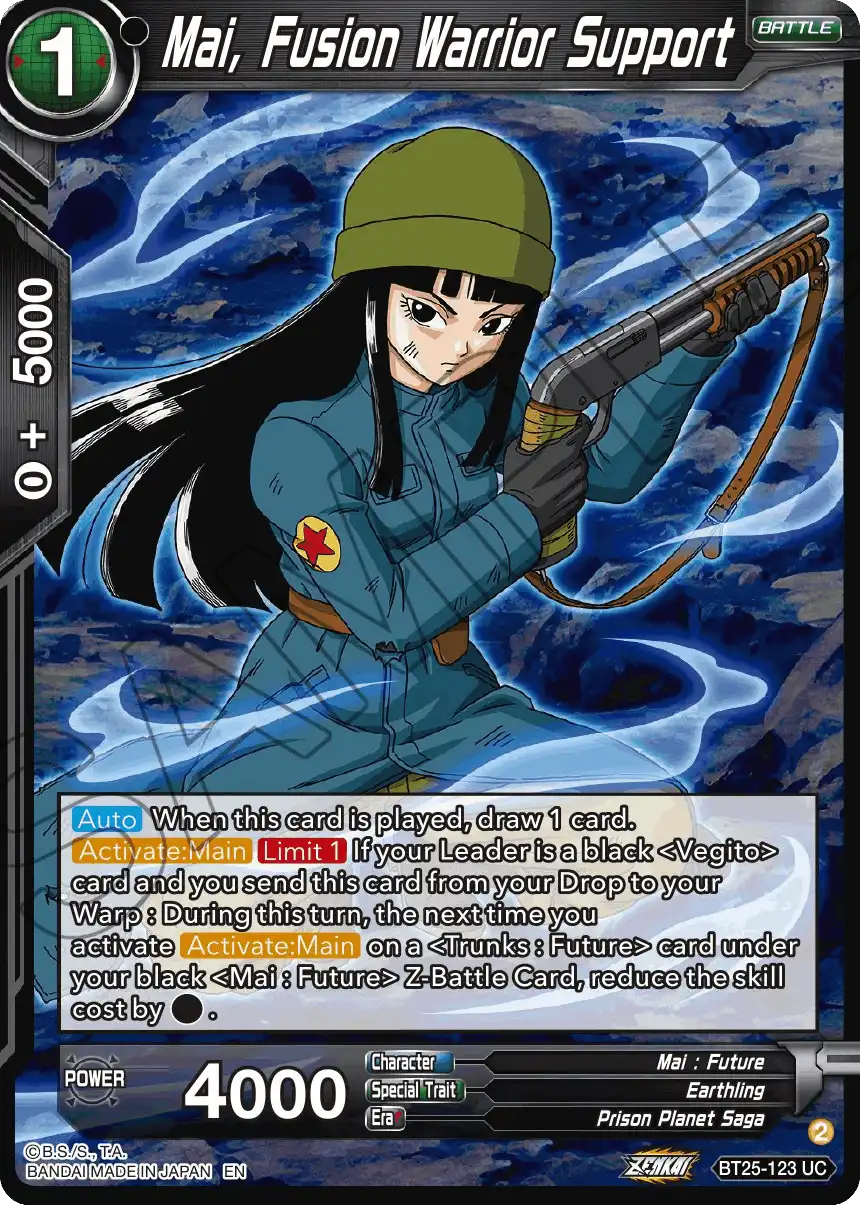 Mai, Fusion Warrior Support