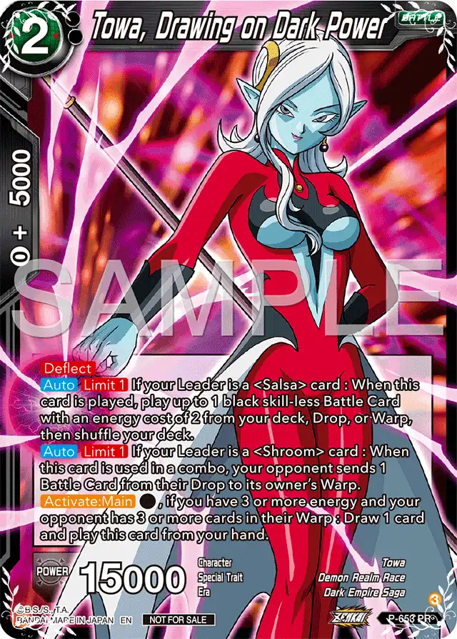 Towa, Drawing on Dark Power