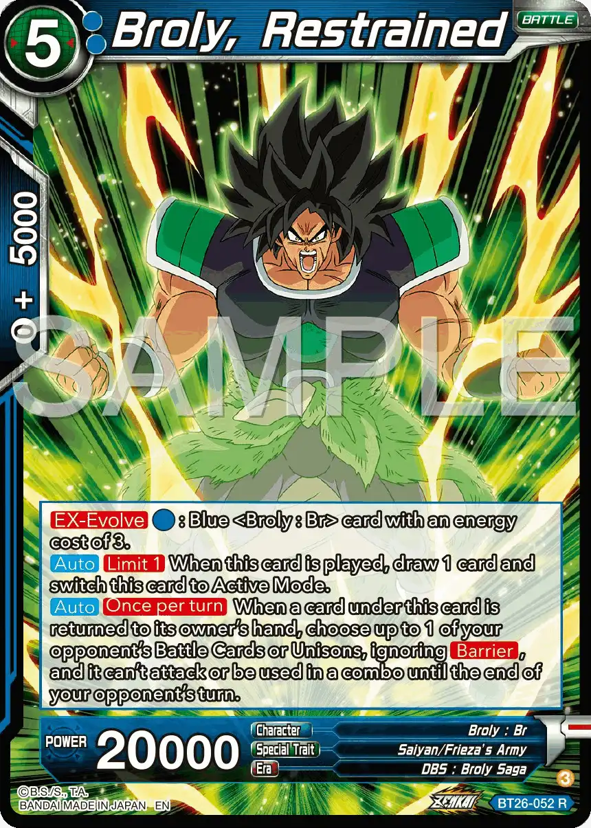 Broly, Restrained