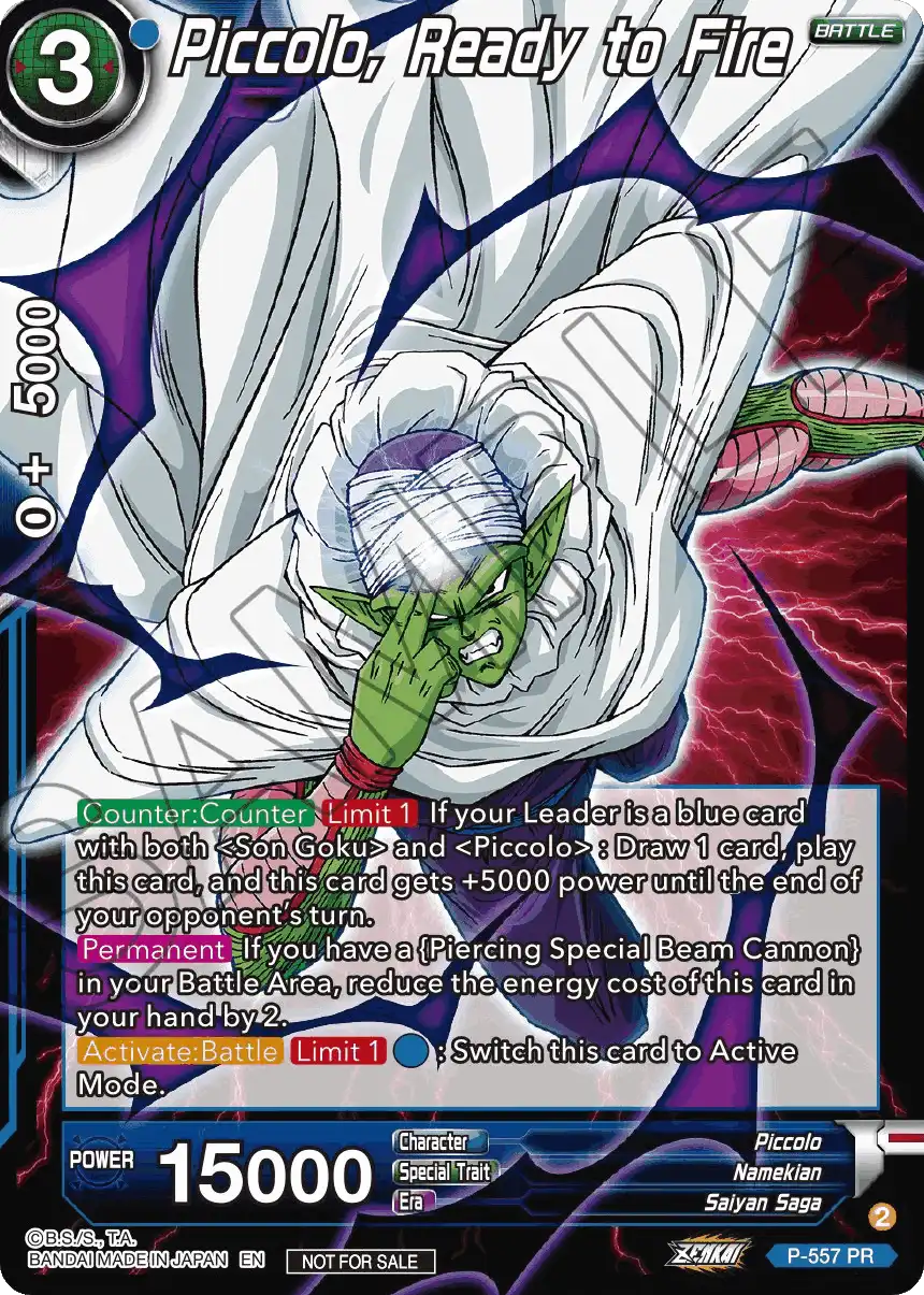 Piccolo, Ready to Fire