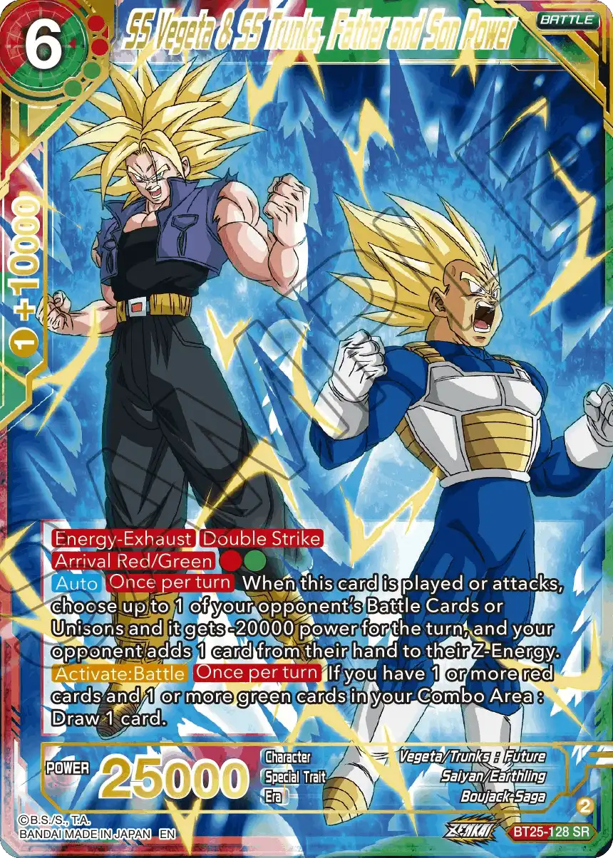SS Vegeta & SS Trunks, Father and Son Power
