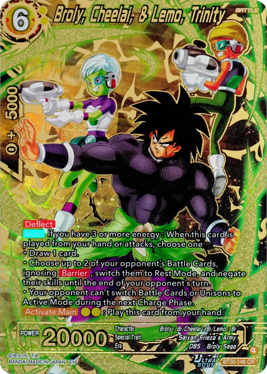 Broly, Cheelai, & Lemo, Trinity