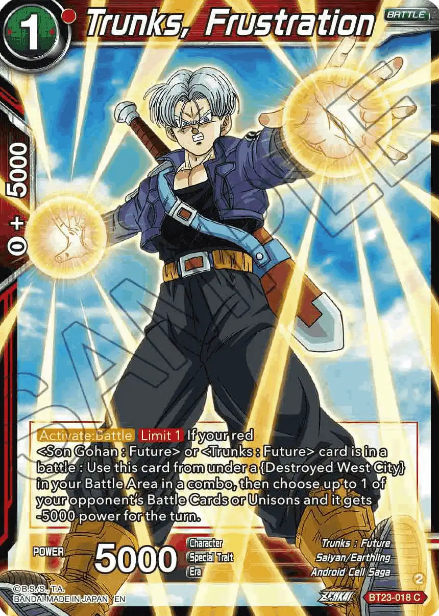 Trunks, Frustration