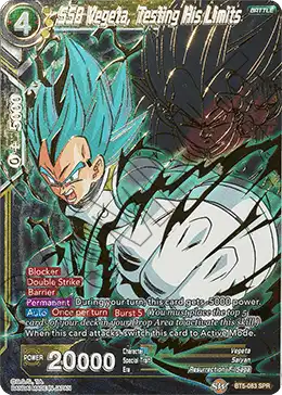 SSB Vegeta, Testing His Limits