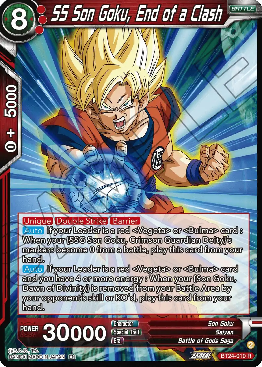 SS Son Goku, End of a Clahs