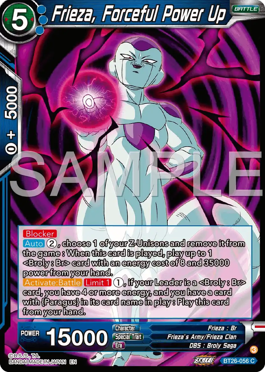 Frieza, Forceful Power Up