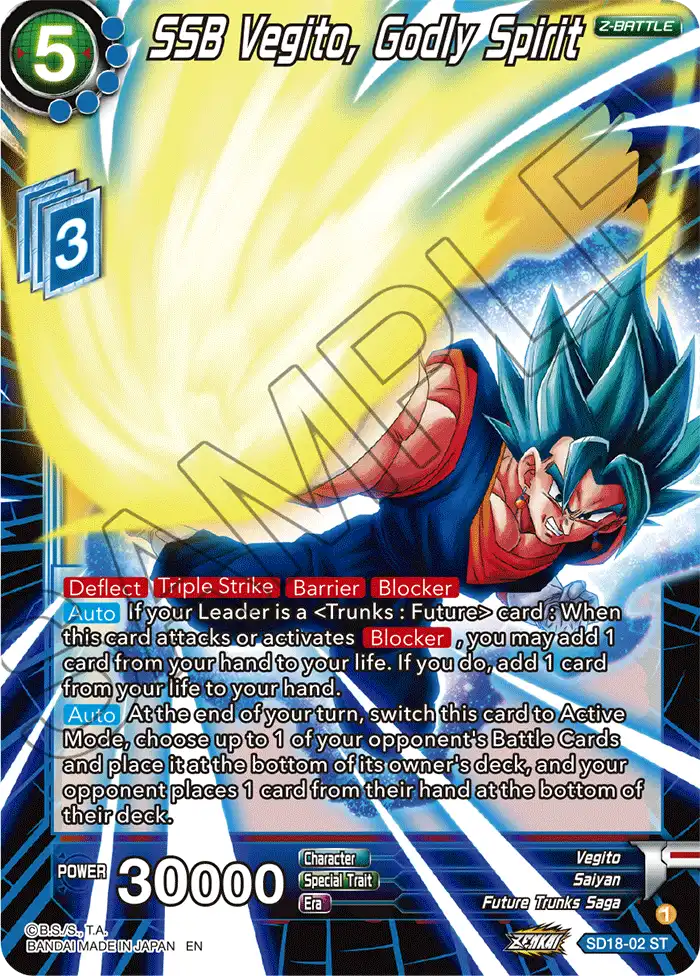 SSB Vegito, Godly Spirit