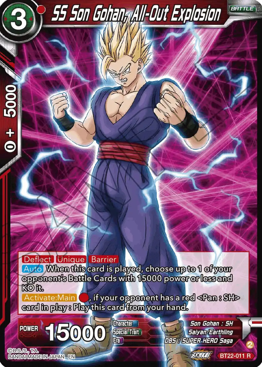 SS Son Gohan, All-Out Explosion