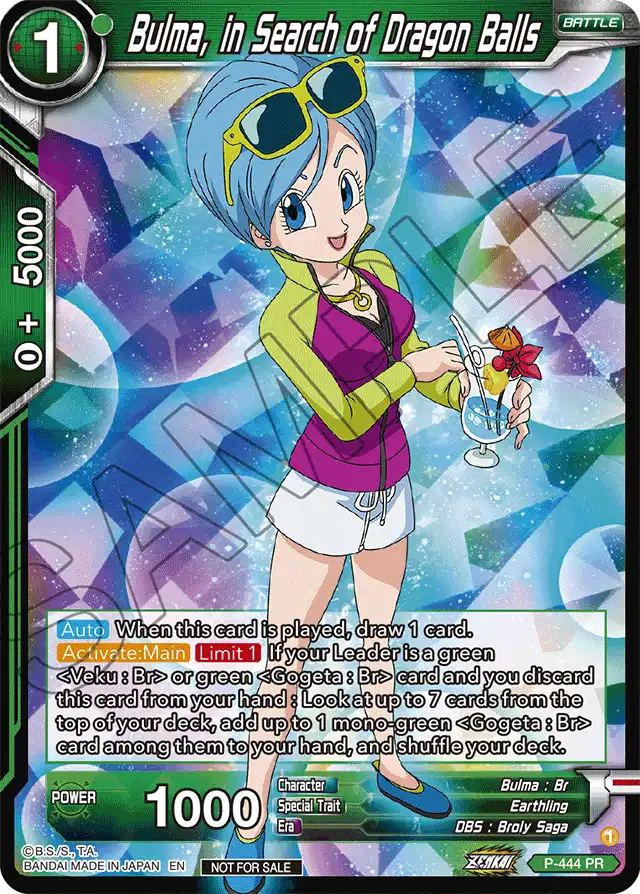 Bulma, in Search of Dragon Balls