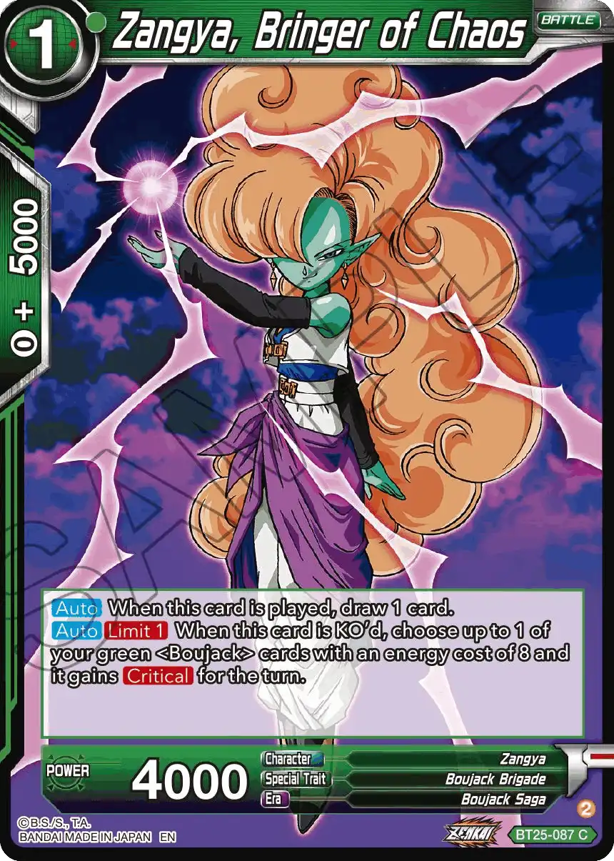 Zangya, Bringer of Chaos