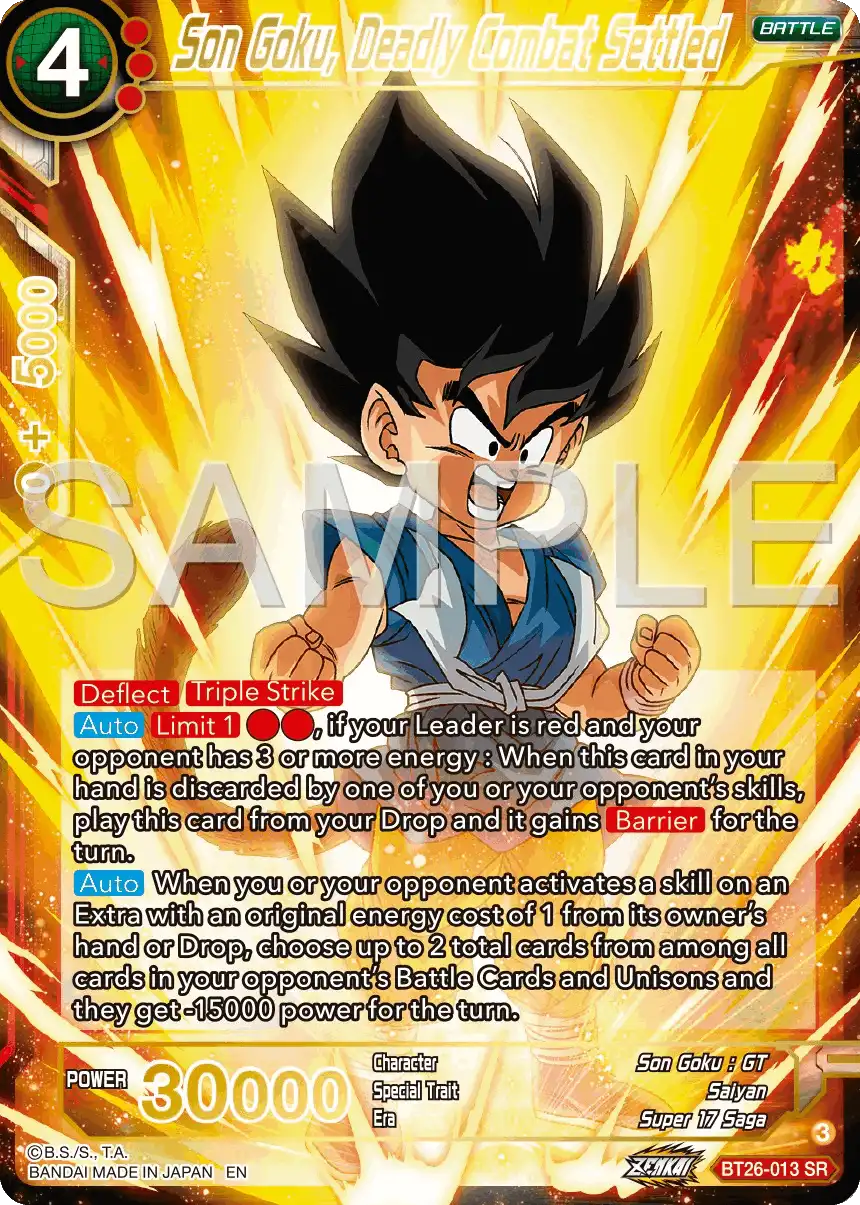 Son Goku, Deadly Combat Settled