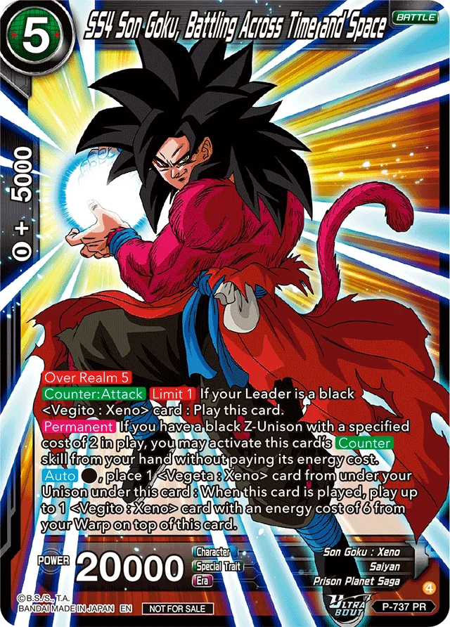 SS4 Son Goku, Battling Across Time and Space