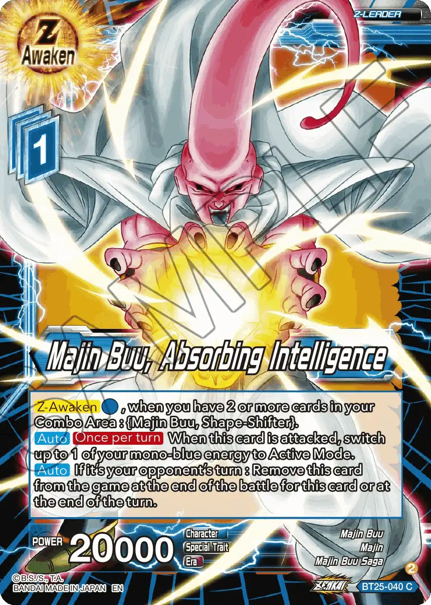 Majin Buu, Absorbing Intelligence
