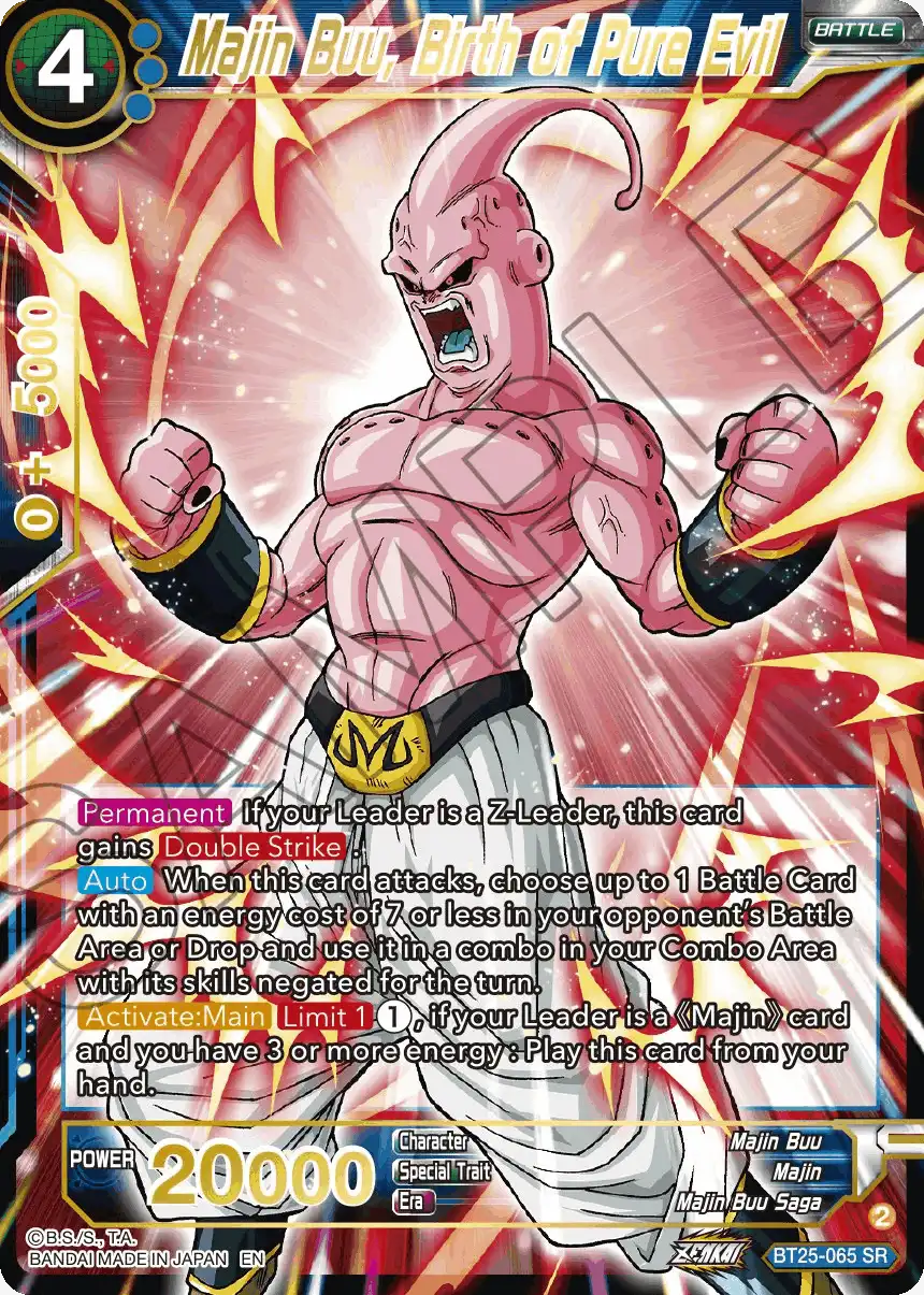 Majin Buu, Birth of Pure Evil
