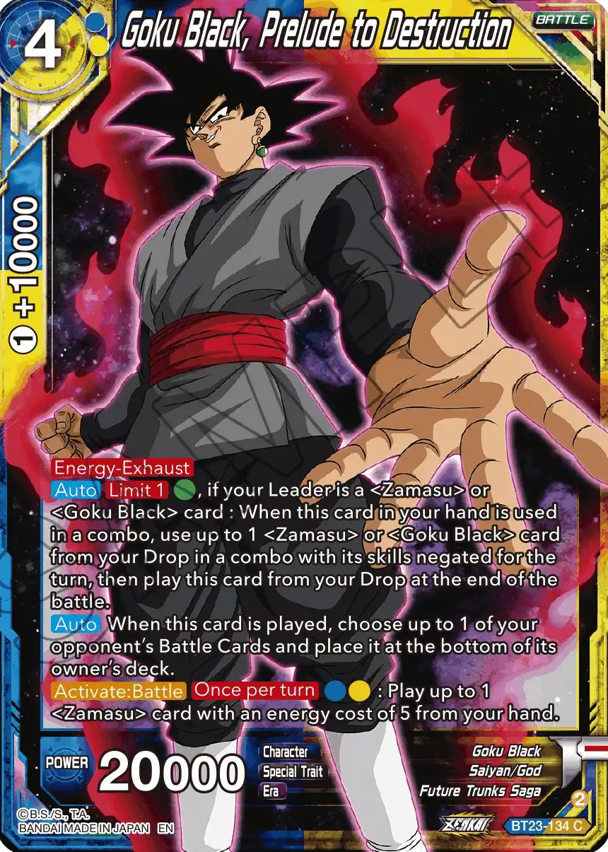 Goku Black, Prelude to Destruction
