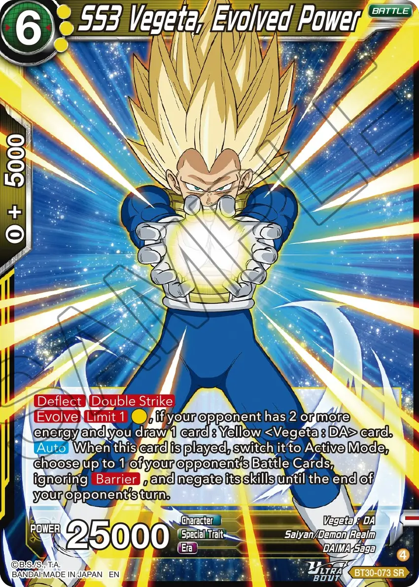 SS3 Vegeta, Evolved Power