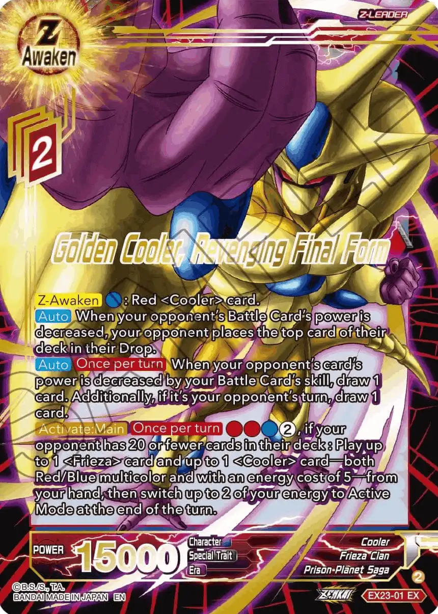 Golden Cooler, Revenging Final Form