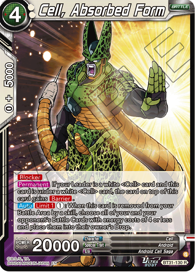 Cell, Absorbed Form