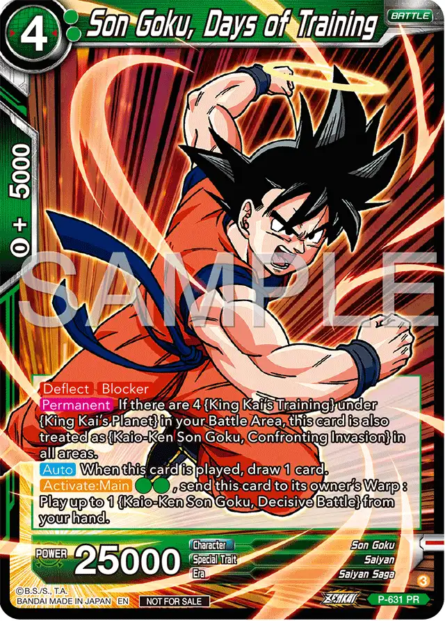 Son Goku, Days of Training