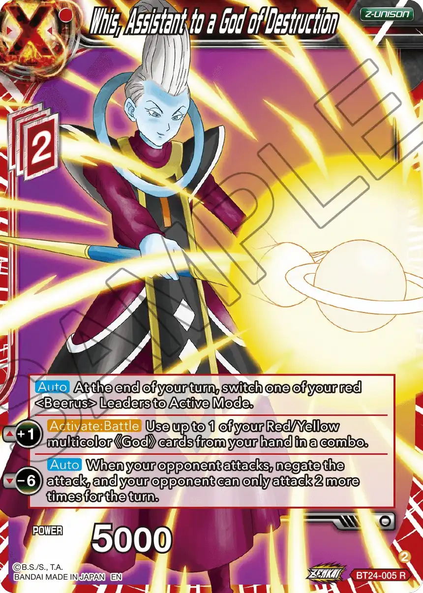 Whis, Assistant to a God of Destruction
