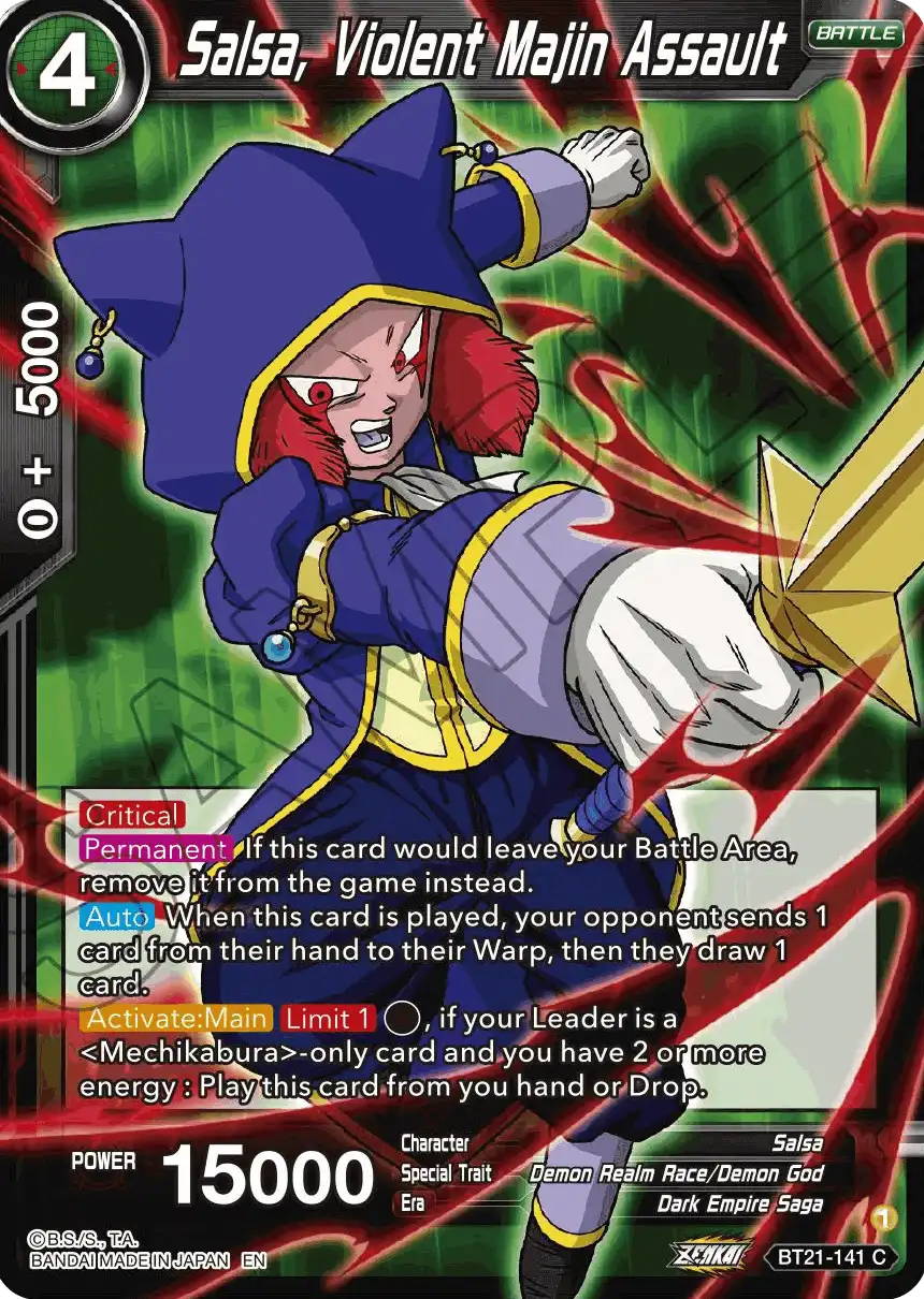 Salsa, Violent Majin Assault