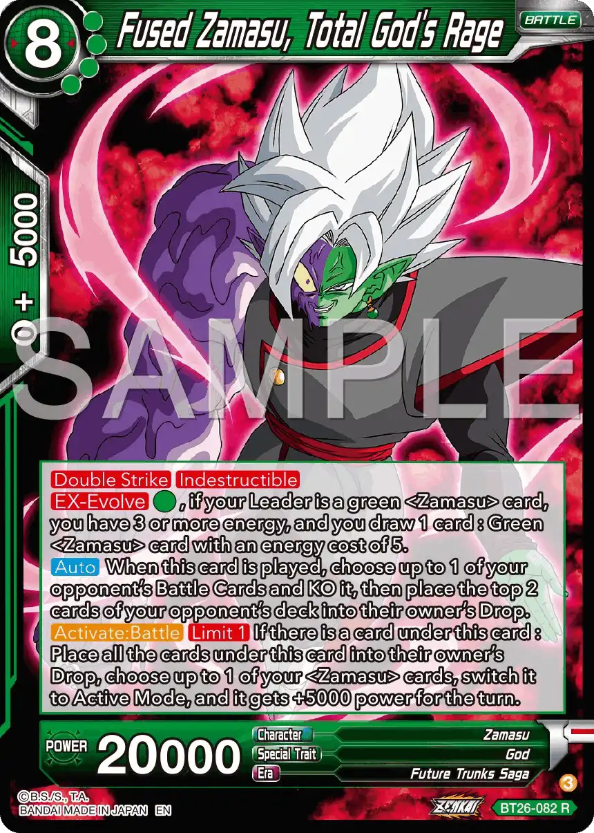 Fused Zamasu, Total God's Rage