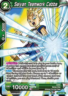 Saiyan Teamwork Cabba