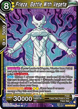 Frieza, Battle With Vegeta