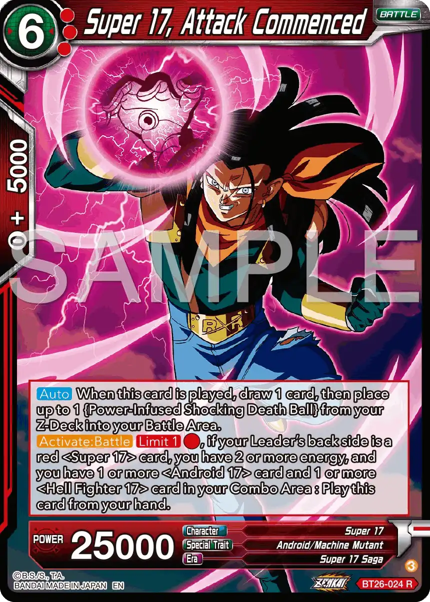 Super 17, Attack Commenced