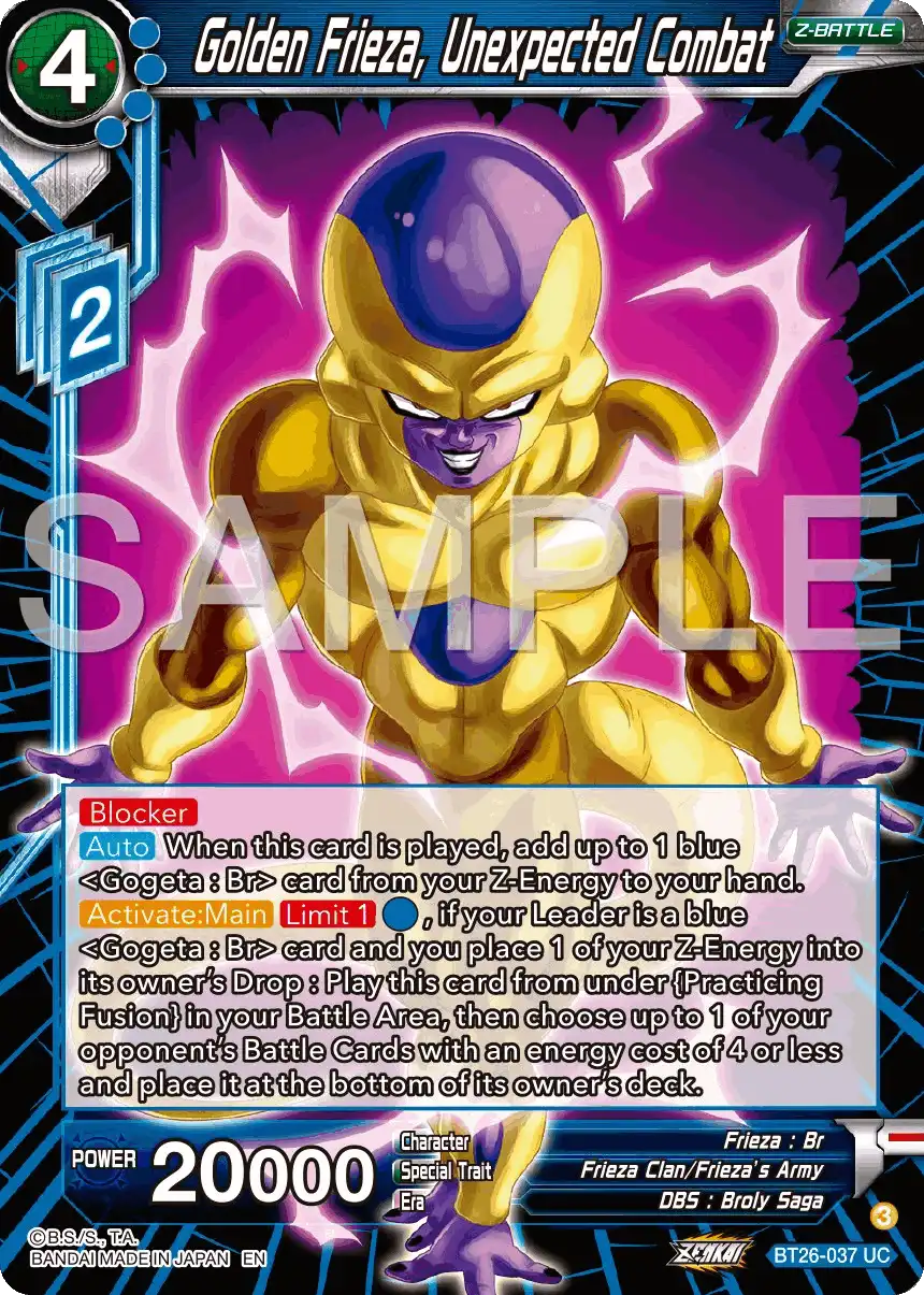 Golden Frieza, Unexpected Combat