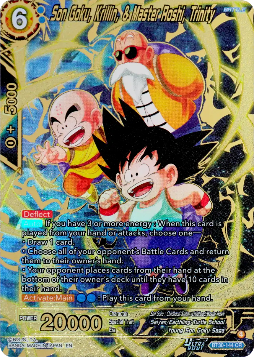 Son Goku, Krillin, & Master Roshi, Trinity
