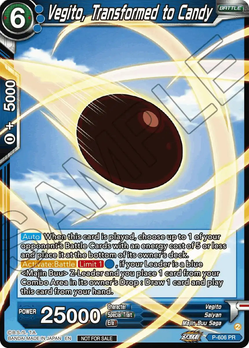 Vegito, Transformed to Candy