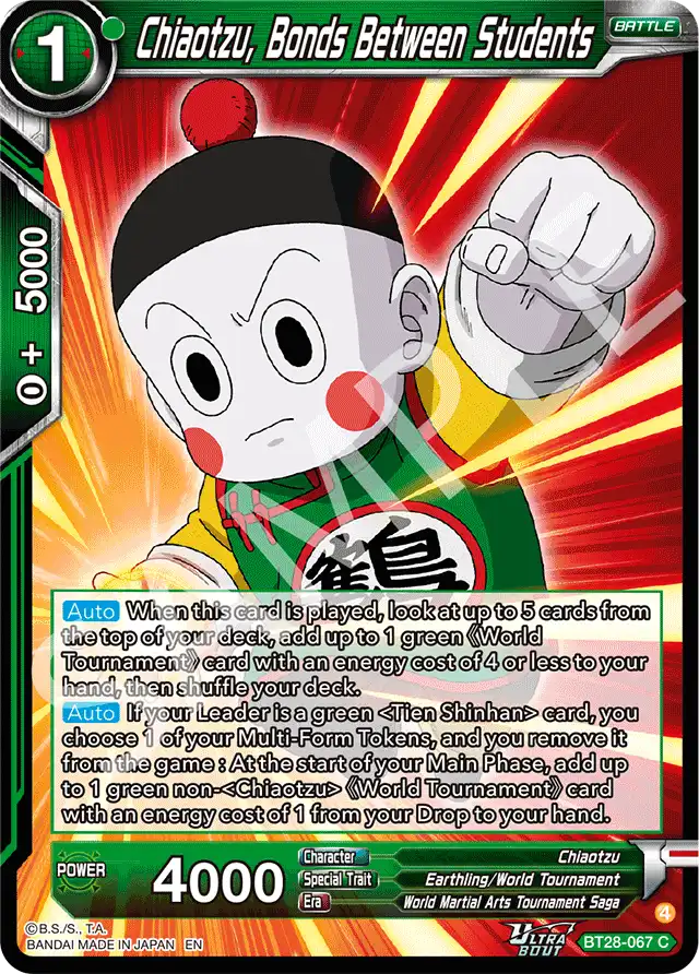 Chiaotzu, Bonds Between Students