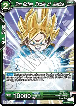 Son Goten, Family of Justice
