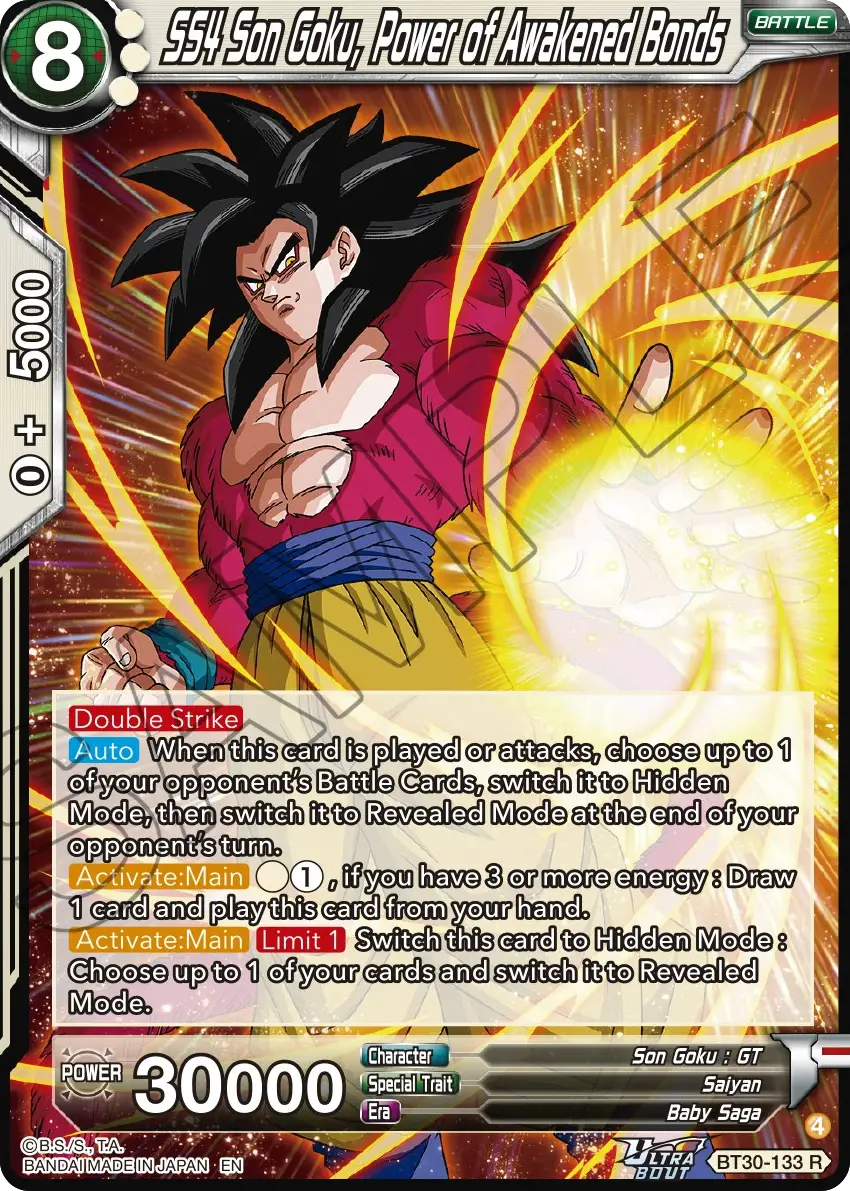 SS4 Son Goku, Power of Awakened Bonds