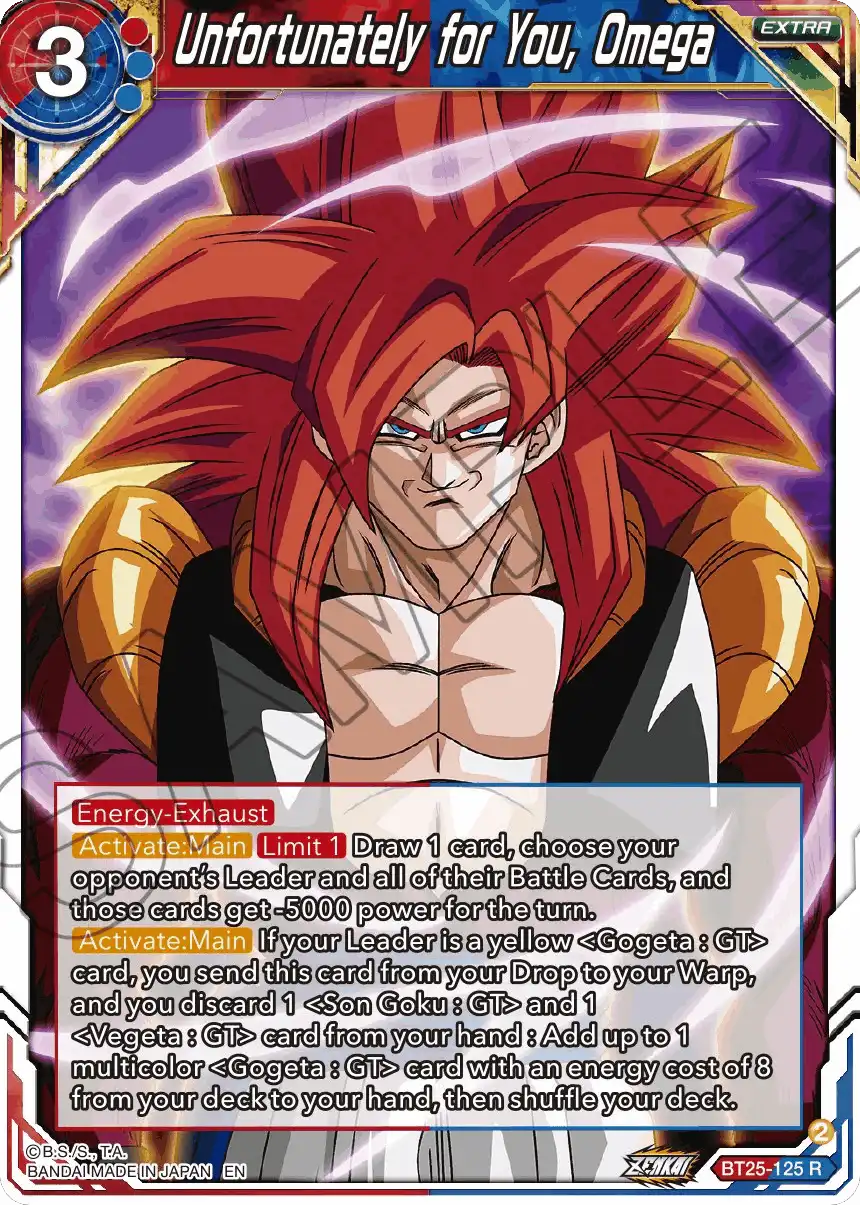 Unfortunately for You, Omega