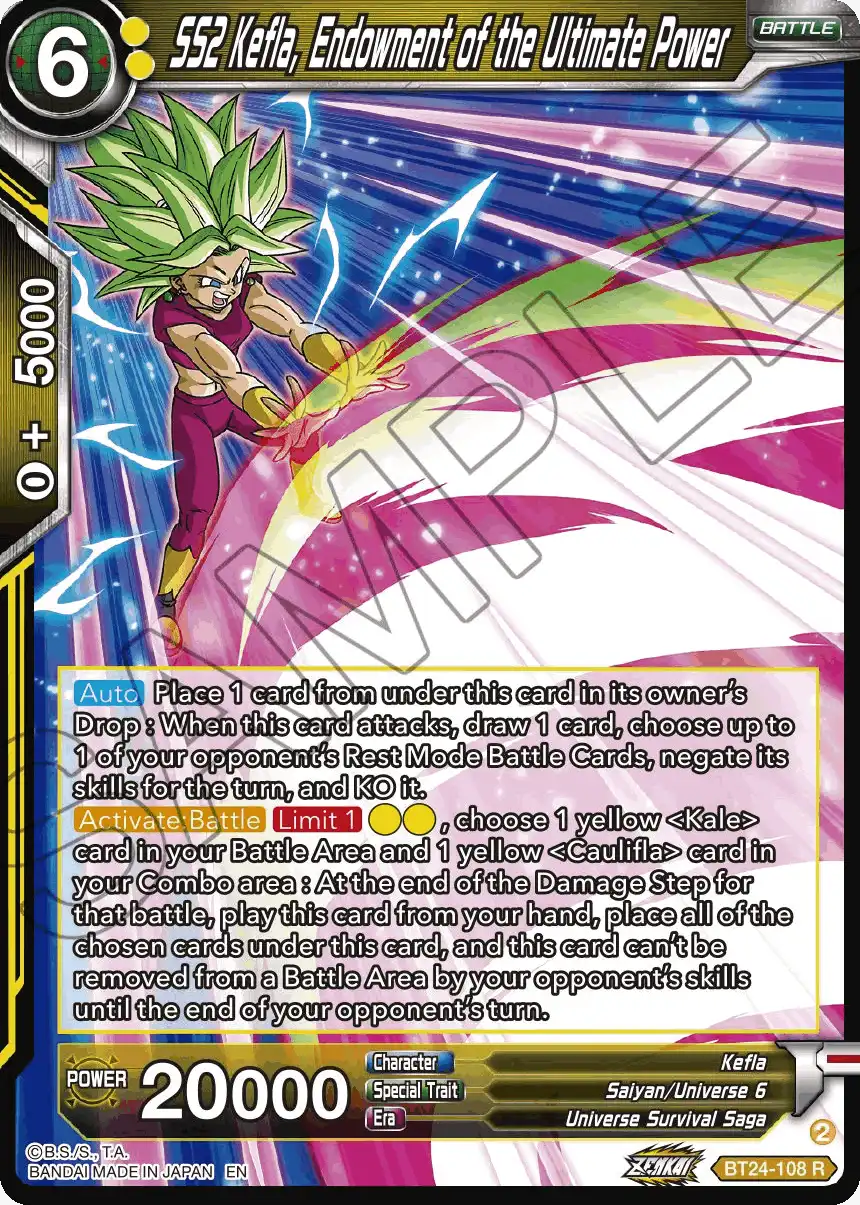SS2 Kefla, Endowment of the Ultimate Power