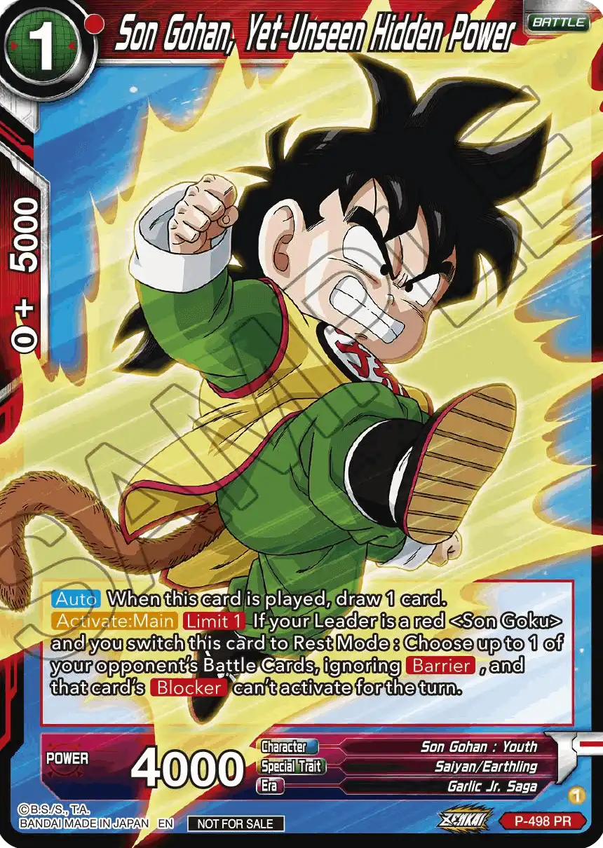 Son Gohan, Yet-Unseen Hidden Power