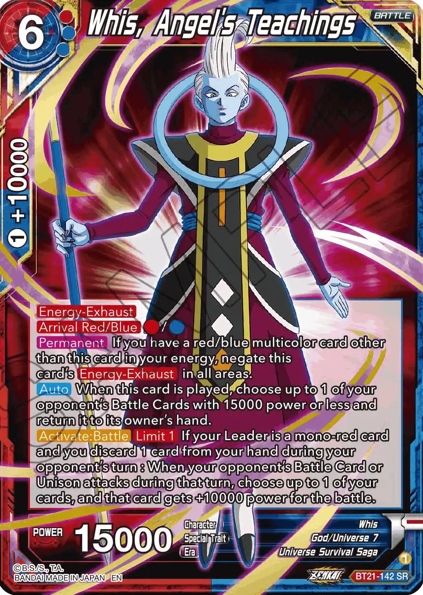 Whis, Angel's Teachings